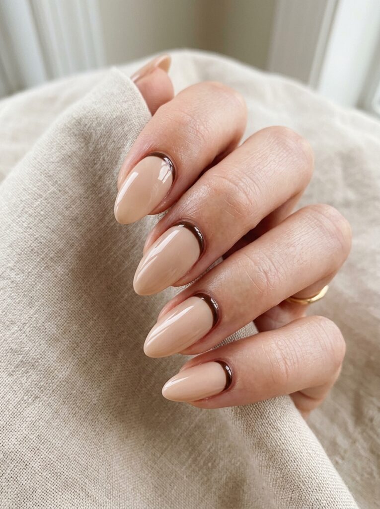 nails with chocolate brown arc 202607141101