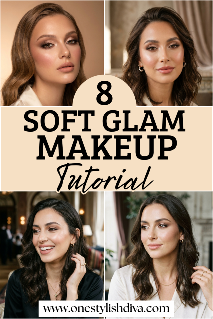 Soft Glam Makeup Tutorial: Get the Look in 8 Easy Steps soft glam makeup tutorial pin
