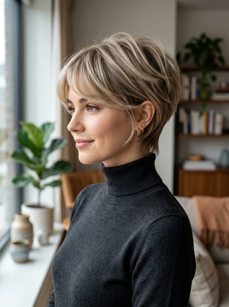 long pixie cut 2026 soft nape