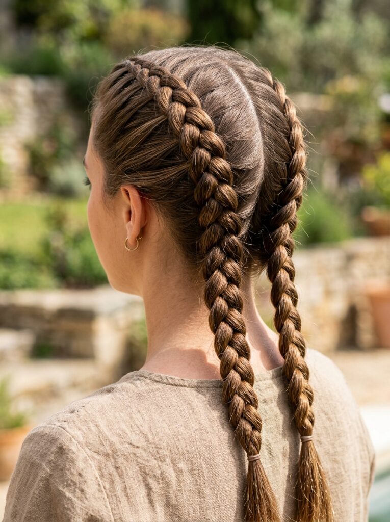 two dutch pigtail braids 202607151019