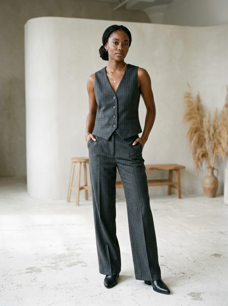 waistcoat set studio editorial 202607170942