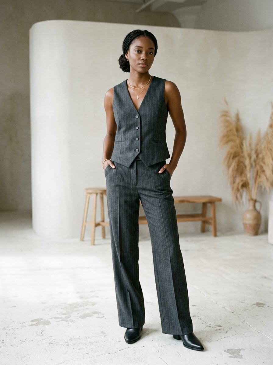 waistcoat set studio editorial 202607170942