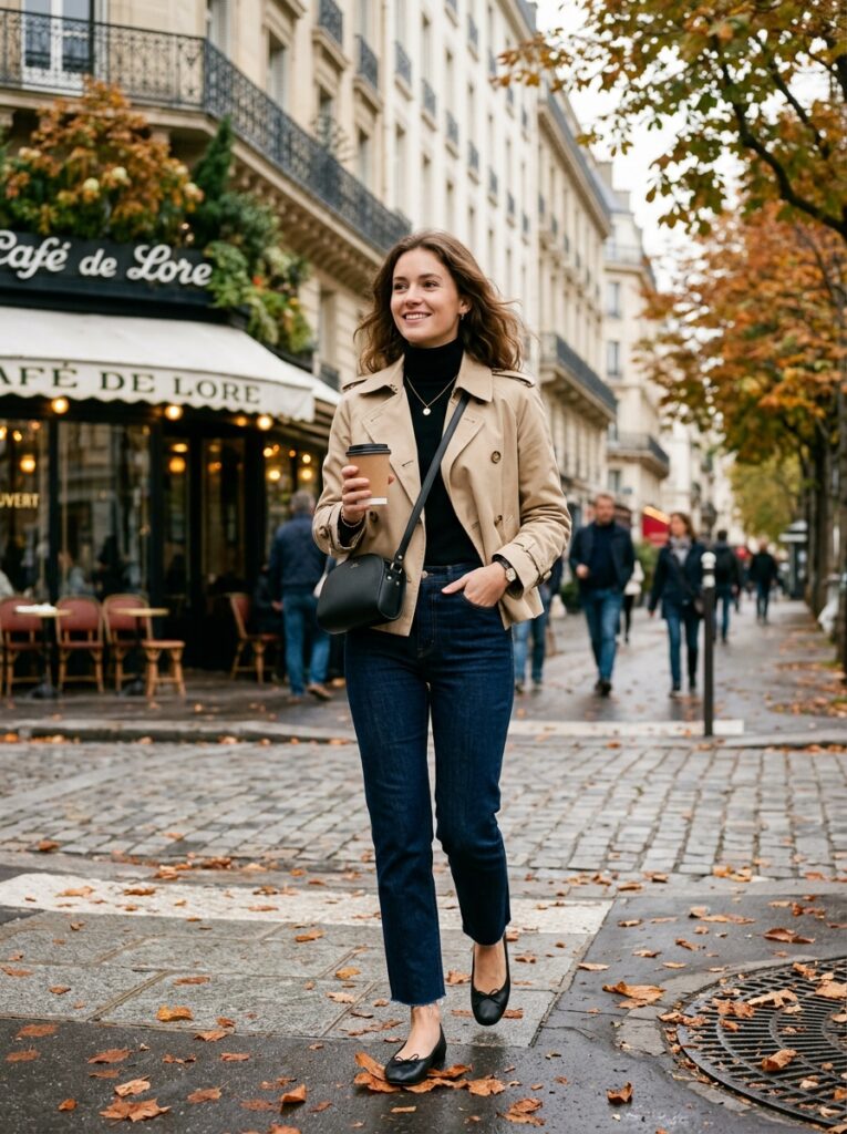 woman wearing a cropped beige 202607140002