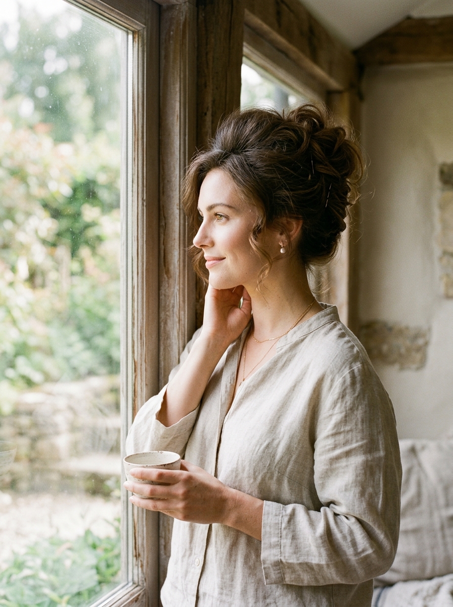 woman with updo near window 202607261457