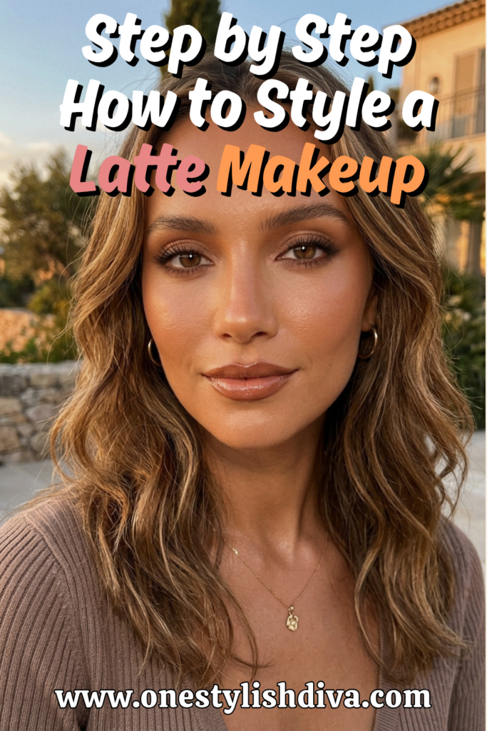 Latte Makeup Look: How to Get Fall's Prettiest Trend in 6 Steps woman with latte makeup look