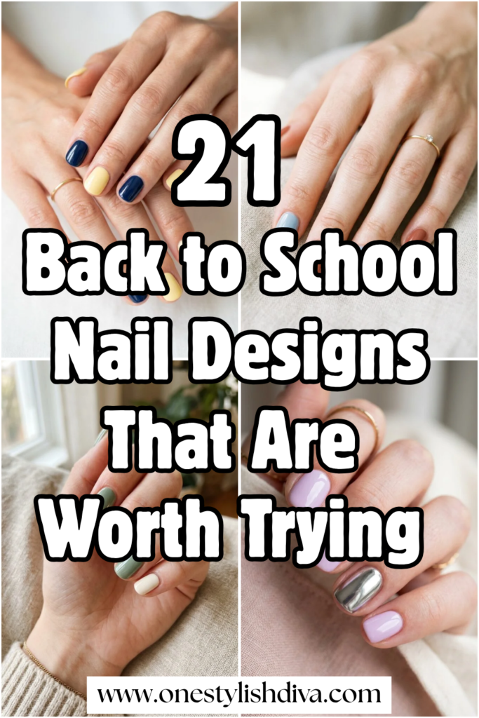 back to school nail designs pin