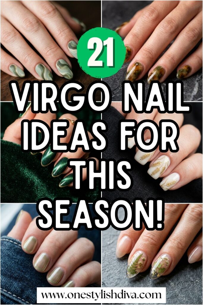 virgo nail ideas pin
