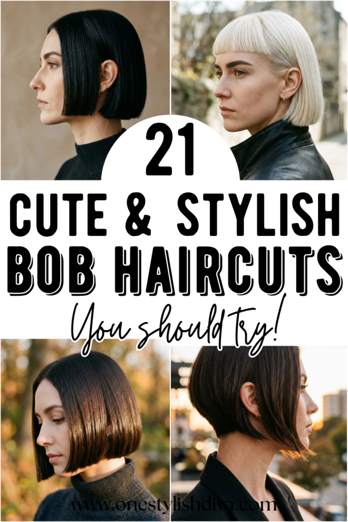 bob haircut ideas pin
