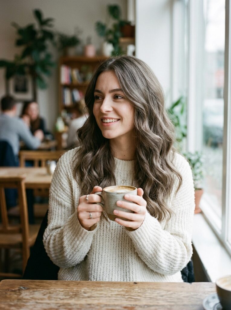 smoky mushroom brown hair color