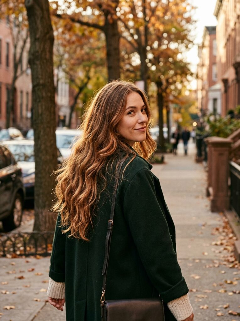 copper lowlights on light brown hair